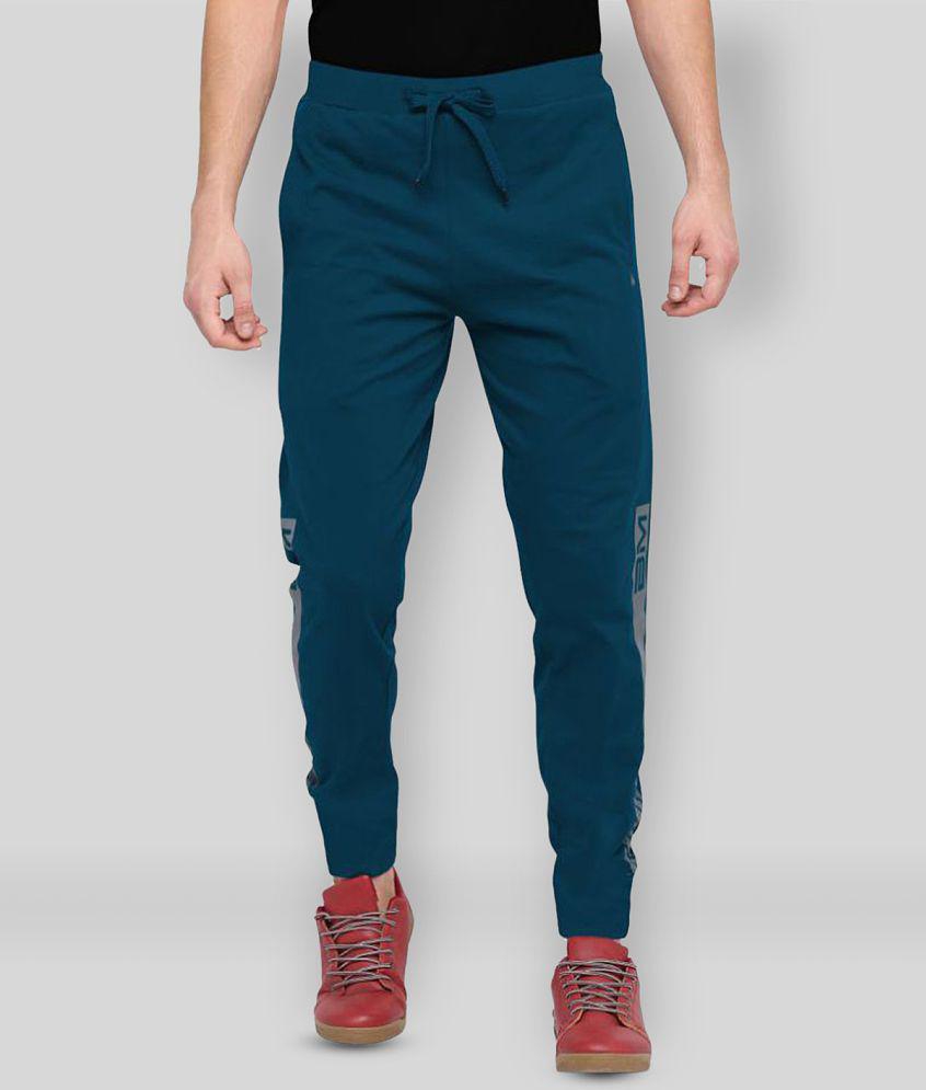 BULLMER - Teal Polyester Men's Trackpants ( Pack of 1 ) - 2XL