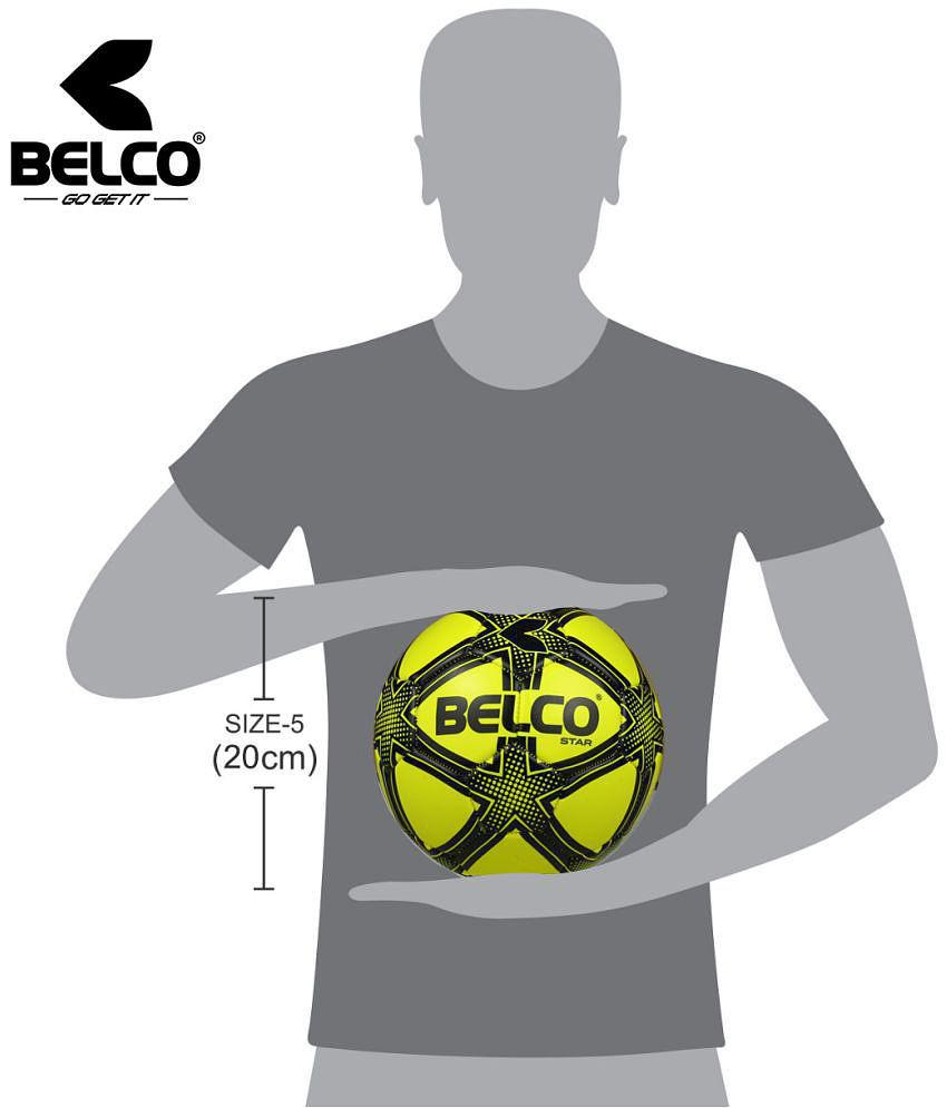 Belco - Yellow PVC Football ( Pack of 1 ) - 3