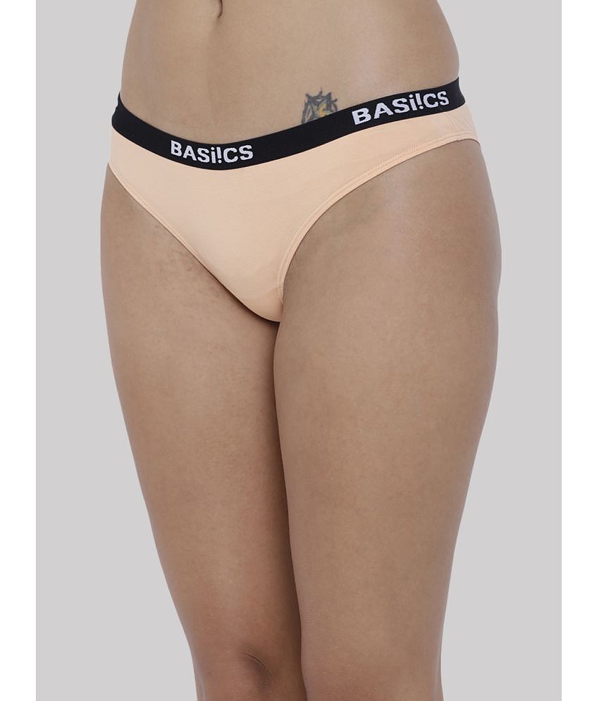New Men BASIICS By La Intimo Cotton Lycra Solid Womens Bikini ( Beige ) BCPBR08 - None 2025 at S
