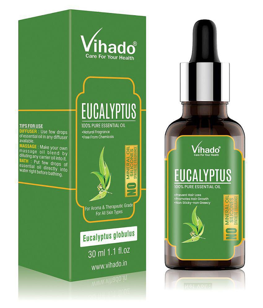 Vihado Natural Eucalyptus Oil Essential Oil 30 mL