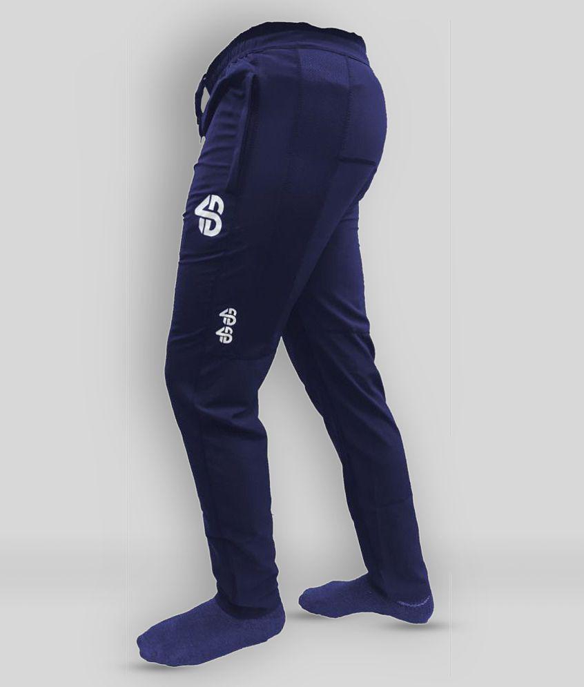 Forbro - Navy Blue Polyester Men's Trackpants ( Pack of 1 ) - L