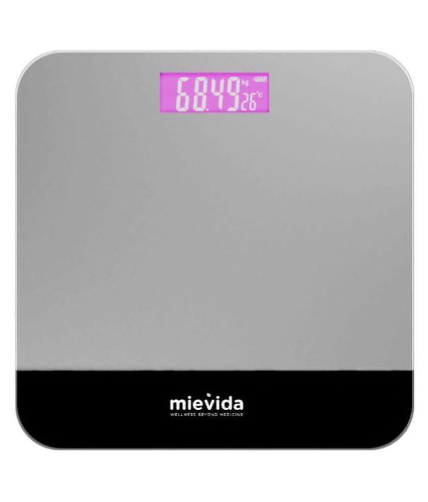 Mievida Fit F9 Digital Weighing Machine Low battery and backlight LCD display FIT F9