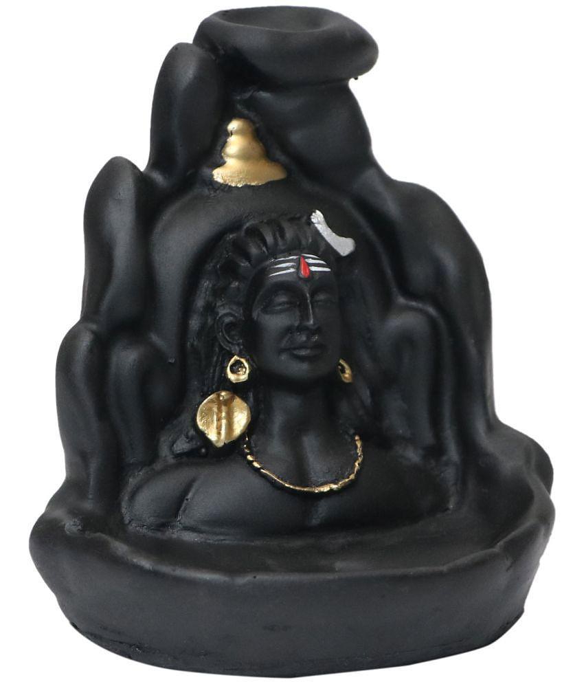 Khushi Enterprises - Smoke Shiva Backflow Showpiece 11 cm ( Pack of 2)