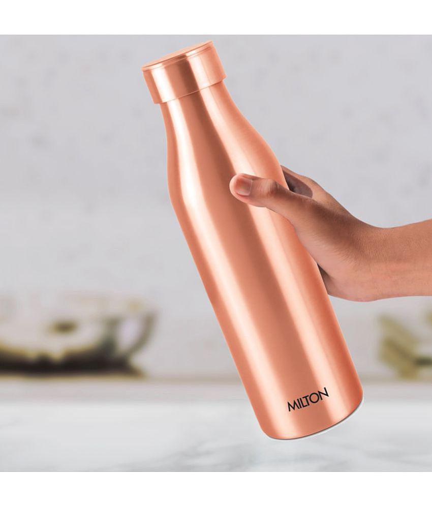 Milton Copper Charge 1000 Water Bottle, Set of 1, 930 ml Each, Copper | 100% Leak Proof | Office Bottle | Gym Bottle | Yoga Bottle | Home | Kitchen | Hiking | Treking Bottle | Travel Bottle 