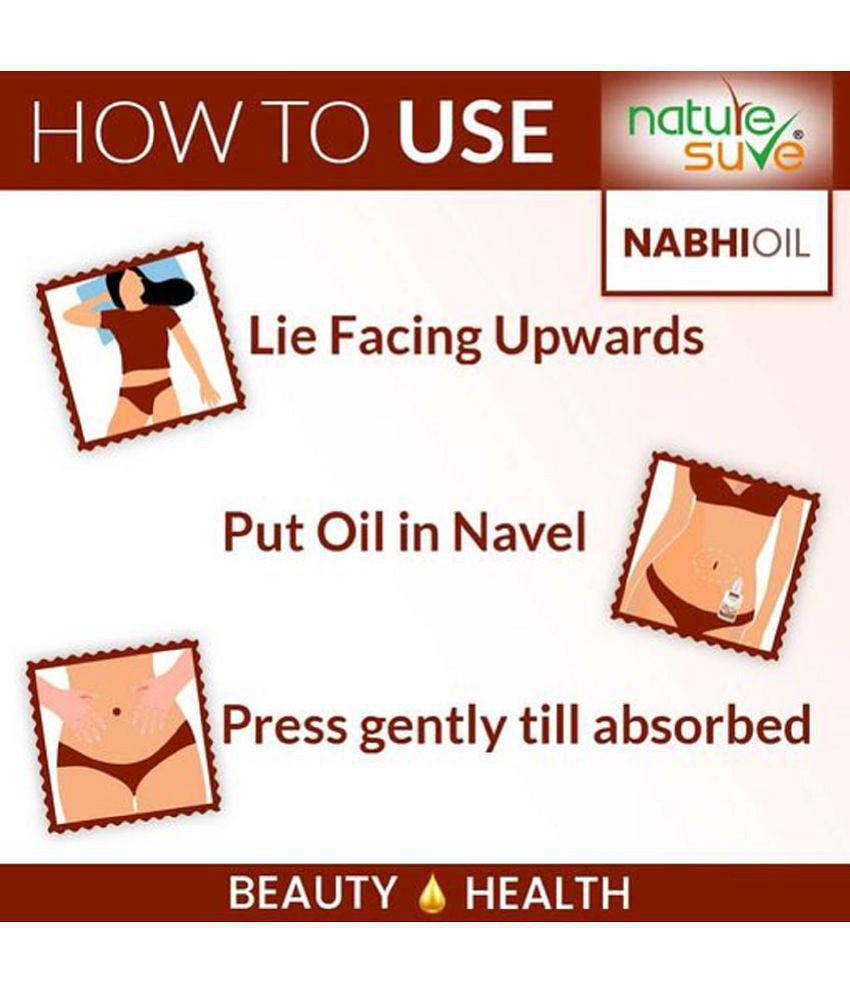 Nature Sure Belly Nabhi Oil for Health and Beauty Oil 40 ml Pack Of 1