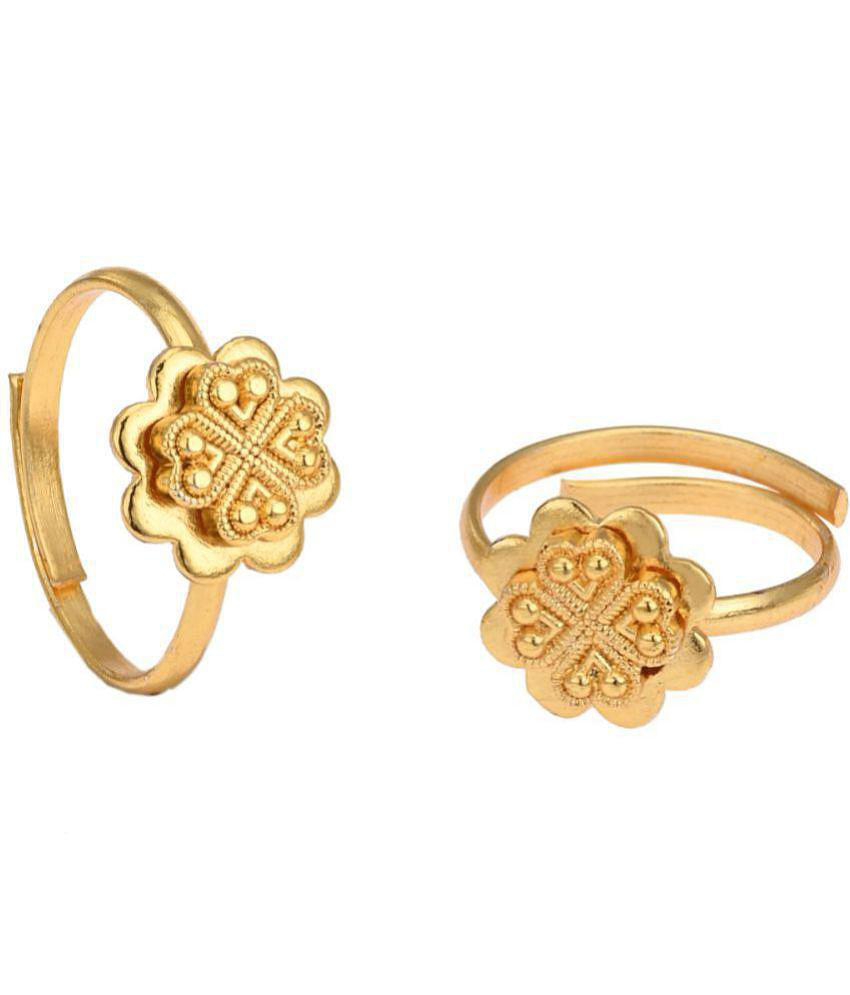 Luxurious Men AanyaCentric - Gold Toe Rings ( Pack of 1 ) - Golden 2025 at ShopCircuit | ONDC