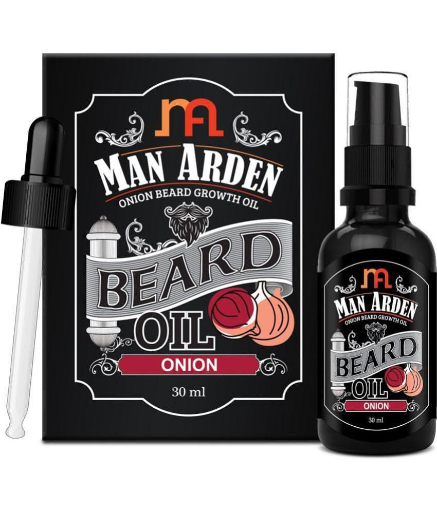 Man Arden Onion Beard Growth Oil, Hemp Seed Oil, 15 Actives for Beard Growth & Nourishment, 30ml