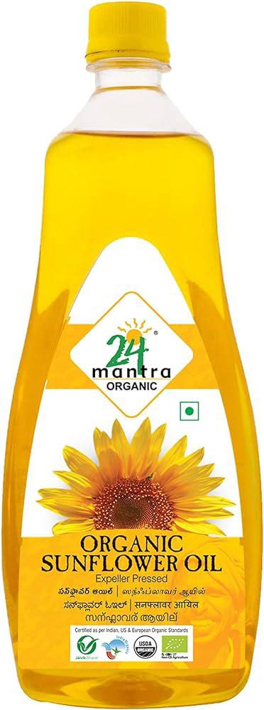 24 mantra COLD PRESSED SUNFLOWER OIL 1 l