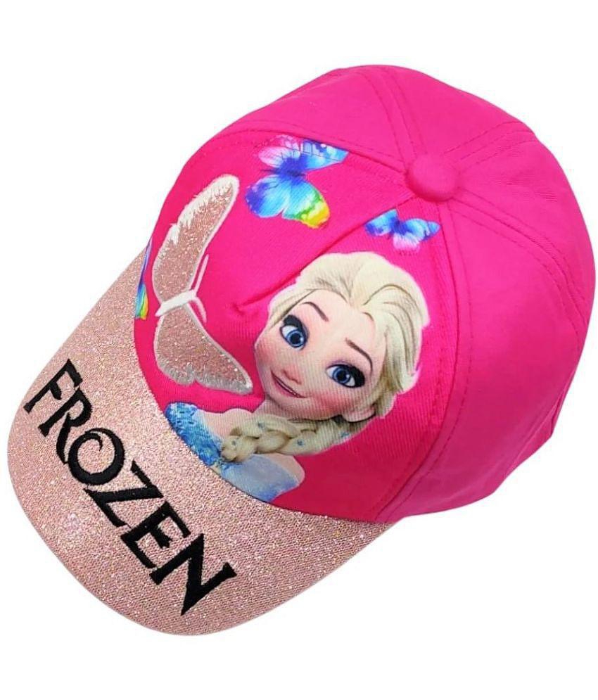 Trendy Men Zacharias Girl's Kids Cotton Cap kc-15-Dark-Pink- (Pack of 1) (1-4 Years) - None 2025