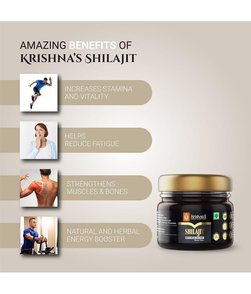 Krishna's Herbal & Ayurveda Shilajit 15g