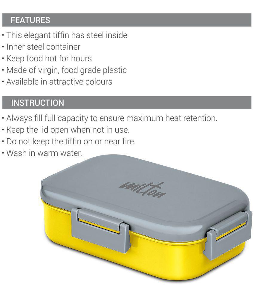 Milton - Stainless Steel Lunch Box 1 - Container ( Pack of 1 )