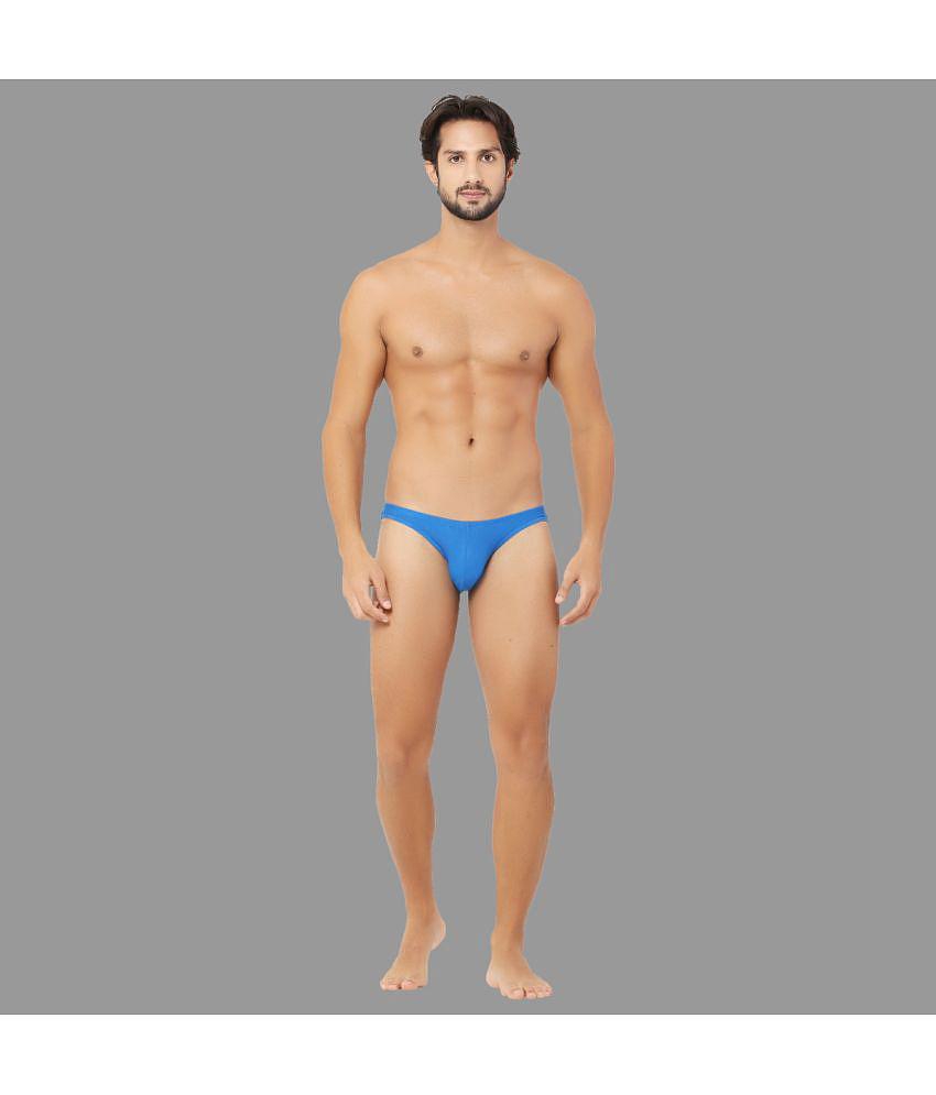 Bruchi Club - Blue Modal Men's Bikini ( Pack of 1 ) - None