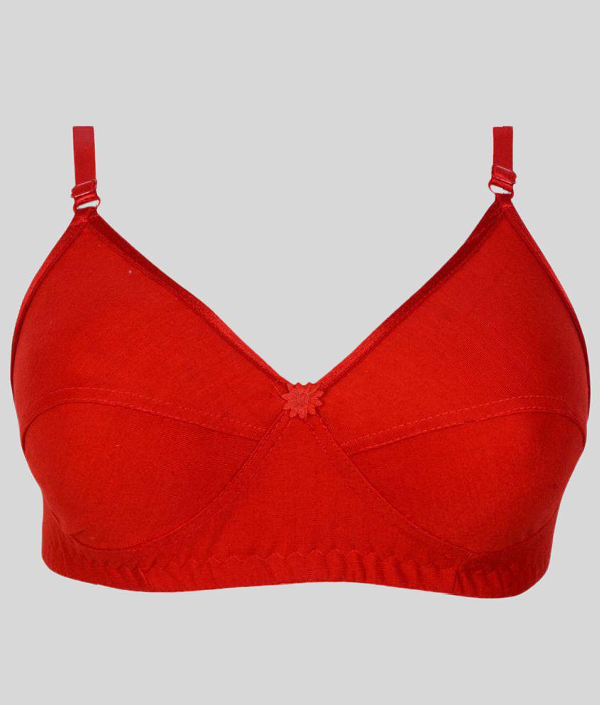 Affordable Men Kiran Enterprises - Multicolor Cotton Blend Non - Padded Women's Minimizer Bra ( 