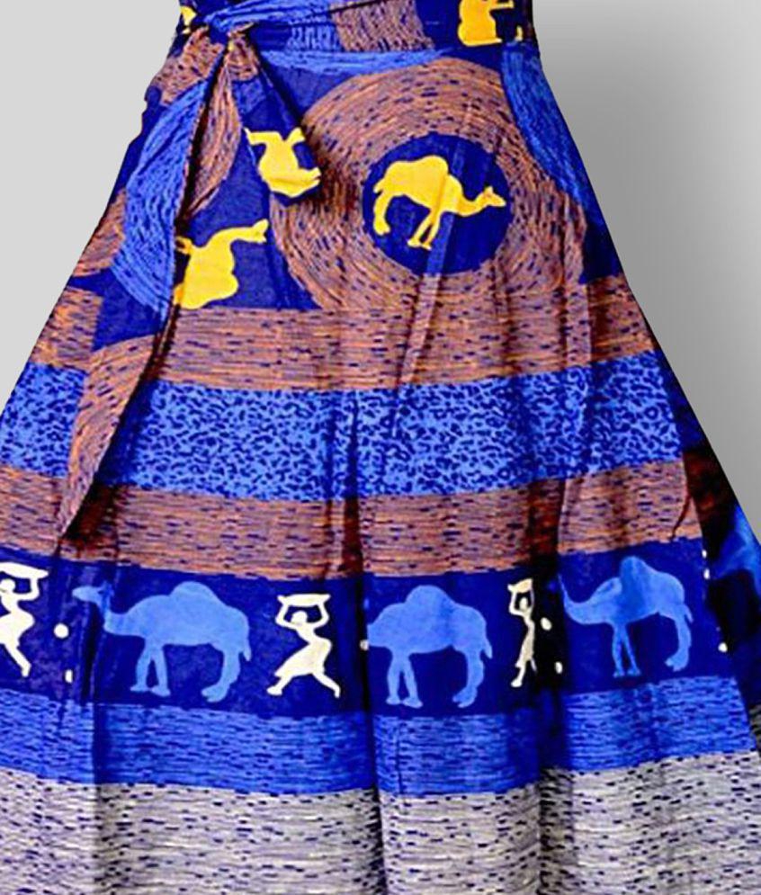 Latest Men Rangun - Blue Cotton Women''s A-Line Skirt ( Pack of 1 ) - 37-41 2025 at ShopCircuit 