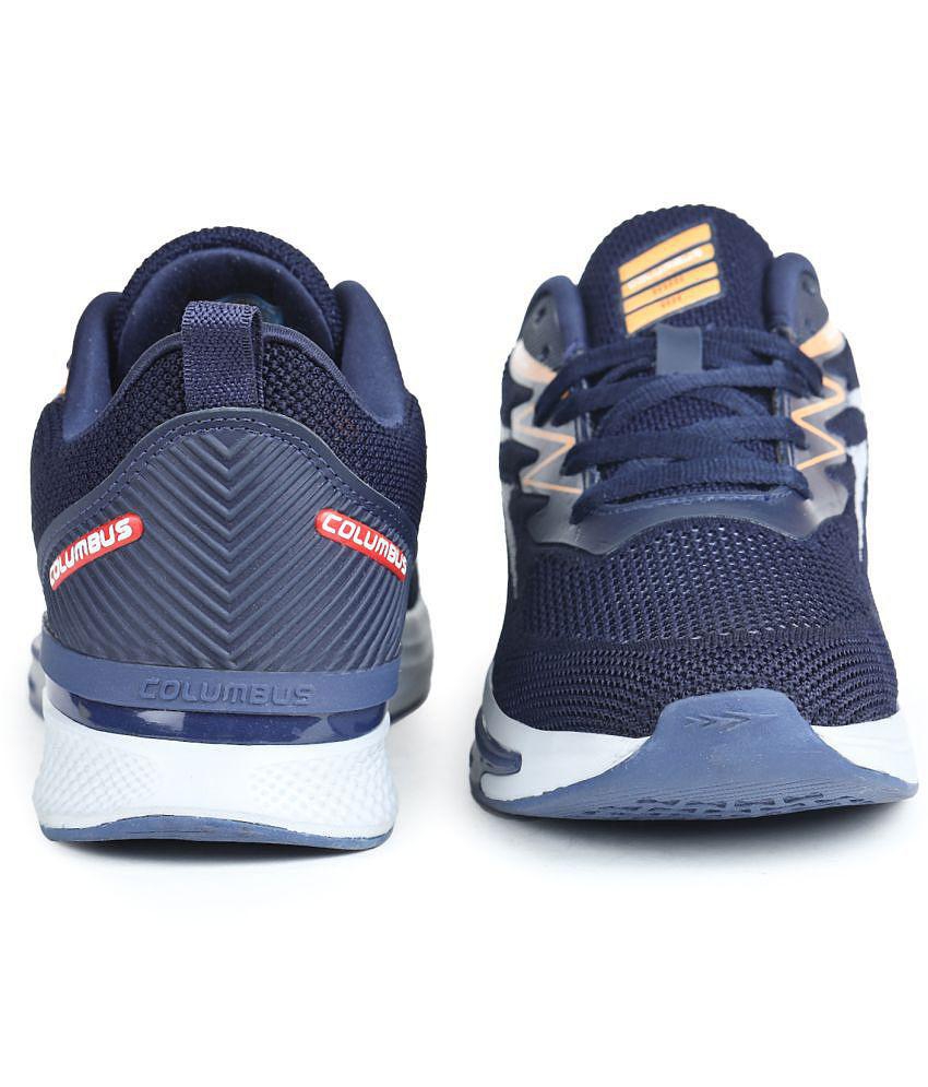 Columbus - QUICKFOAMPLUS Shoes Navy Men's Sports Running Shoes - None