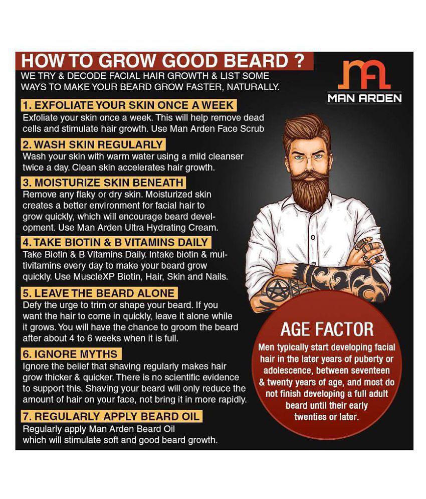 Man Arden - 30mL Growth Increasing Beard Oil (Pack of 1)