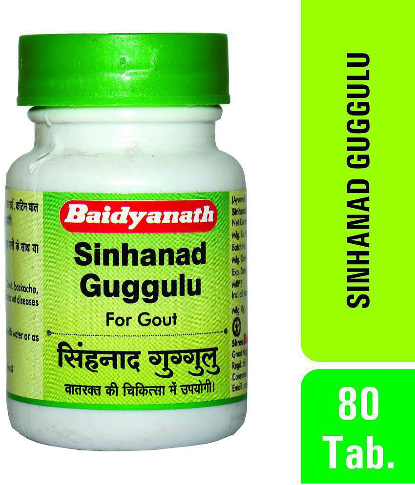 Baidyanath Sinhanad Guggulu Tablet 80 no.s Pack Of 1