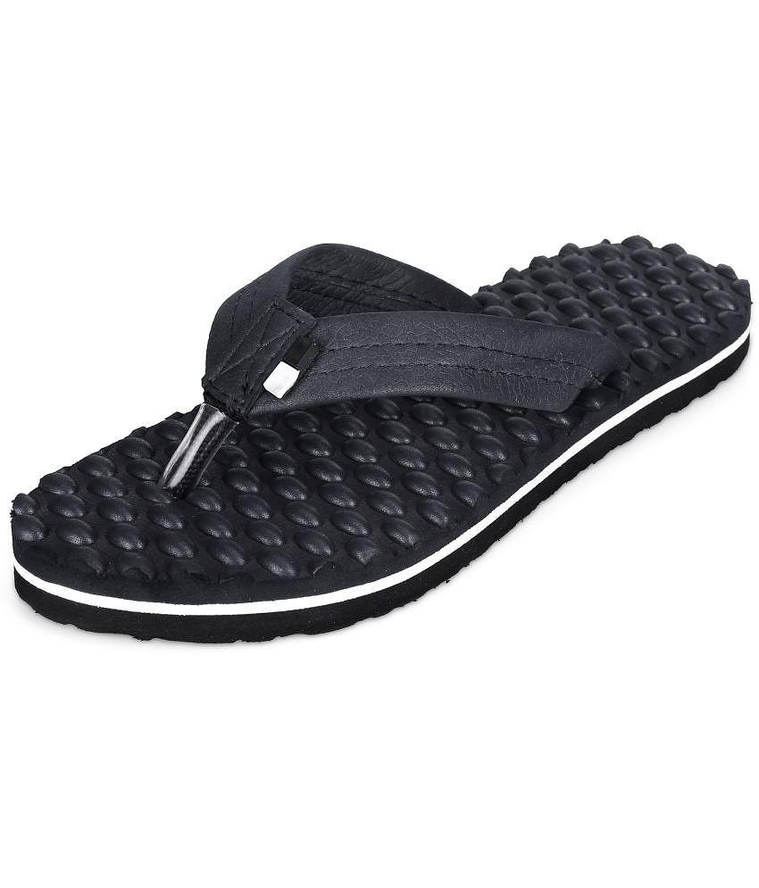 DOCTOR EXTRA SOFT - Black Women''s Massage Flip Flop - None