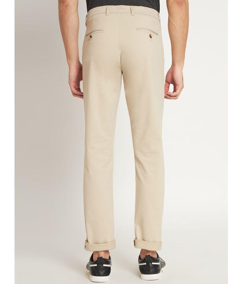 RAGZO Beige Slim Chinos ( Pack of 1 ) - None