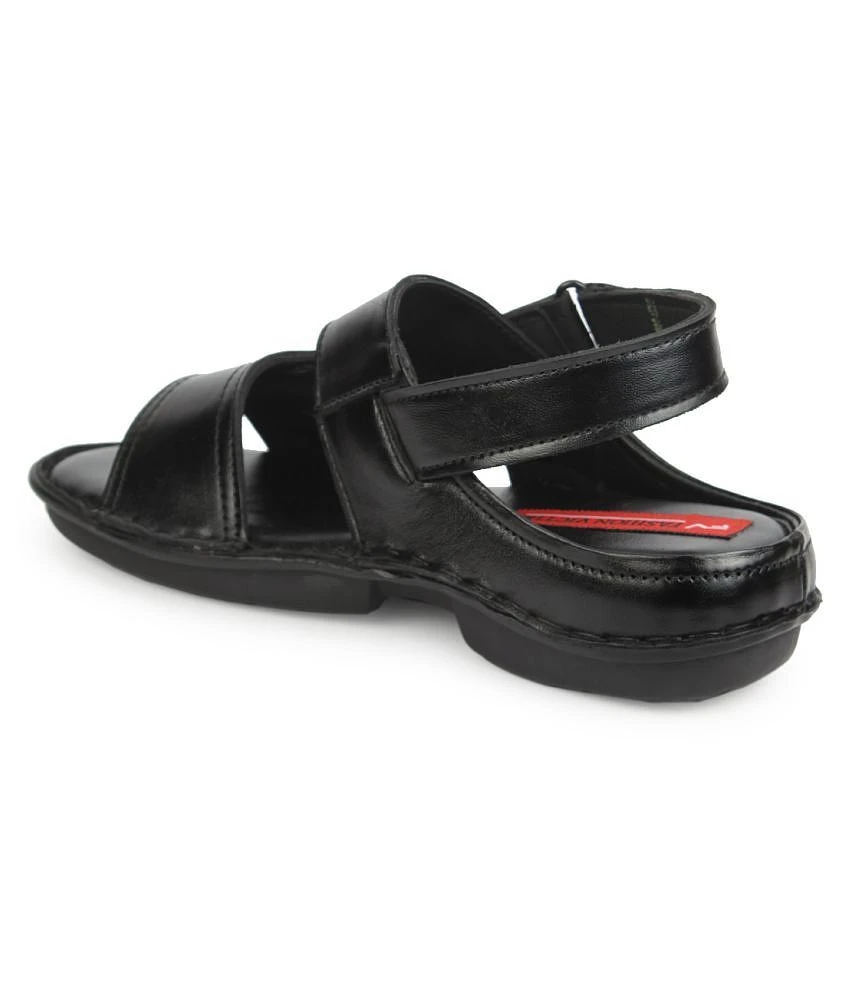 Top Women Fashion Victim Black Leather Sandals - None 2025 at ShopCircuit | ONDC
