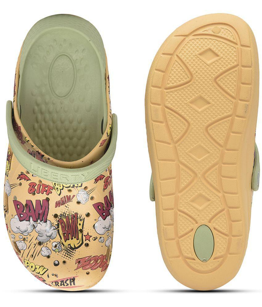 Top Men Liberty - Orange Boys Clogs ( 1 Pair ) - None 2025 at ShopCircuit | ONDC