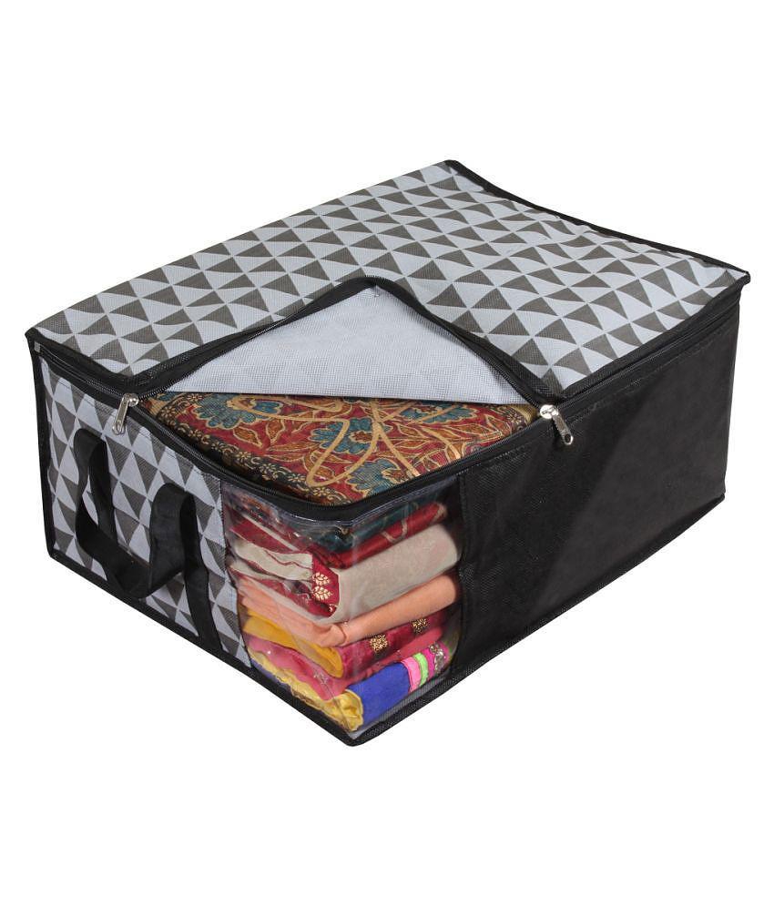 Modern Men PrettyKrafts Non Woven Saree Cover Storage Bags Premium Quality Saree Organizer for W