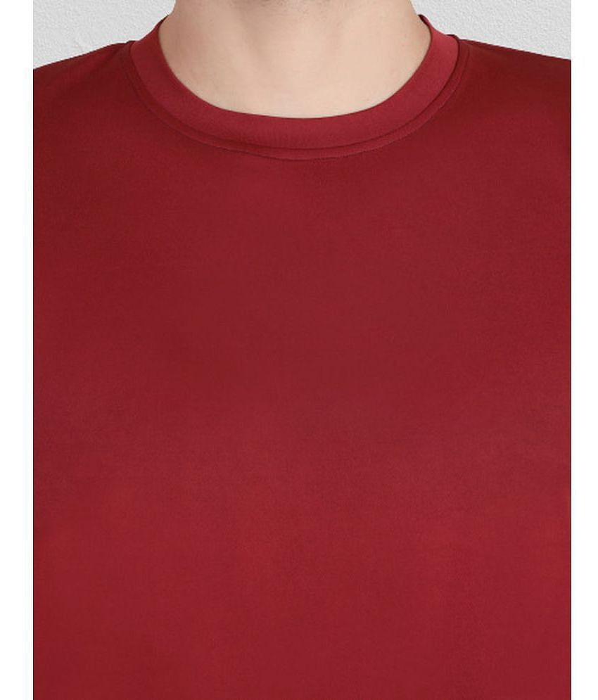 Exclusive Men Ben Toi - Maroon Polyester Regular Fit Mens T-Shirt ( Pack of 3 ) - None 2025 at S