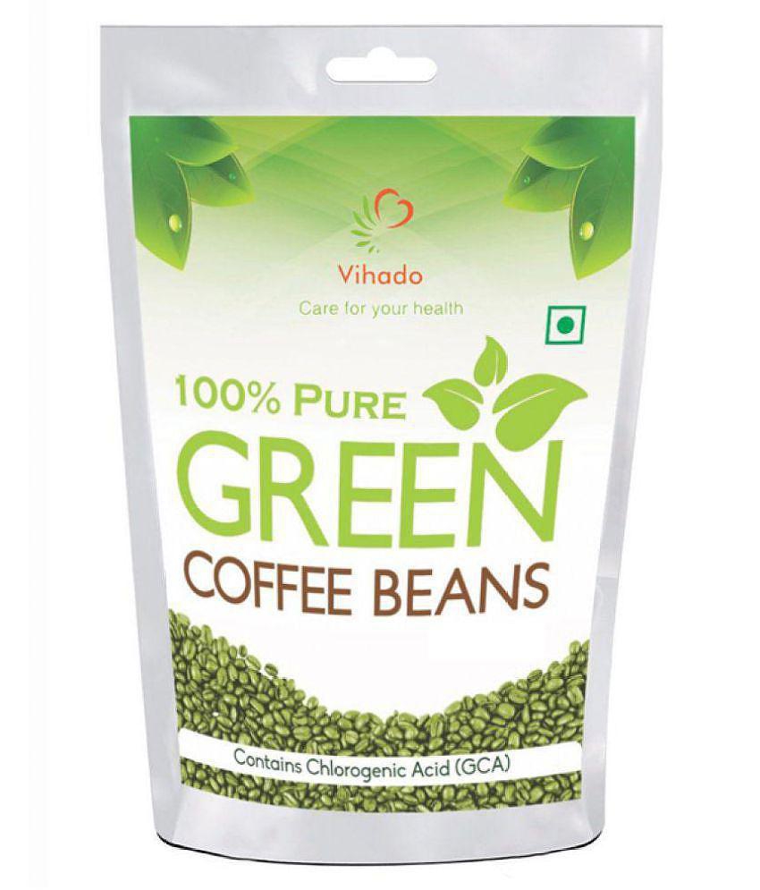 Vihado Green Coffee Beans For Fat/Weight Loss 250 gm Unflavoured Single Pack