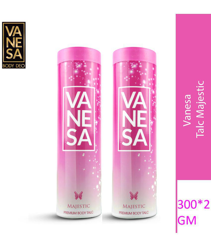 Vanesa Majestic Talc 300Gm Each (Pack Of 2)