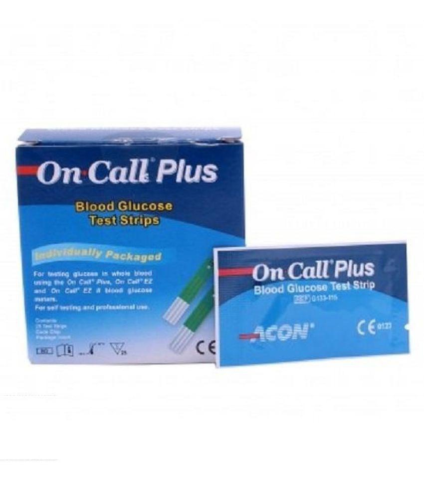 ON CALL PLUS GLUCOMETER WITH 10 GLUCO STRIP ACON GLUCOMETER Expiry Feb 2024