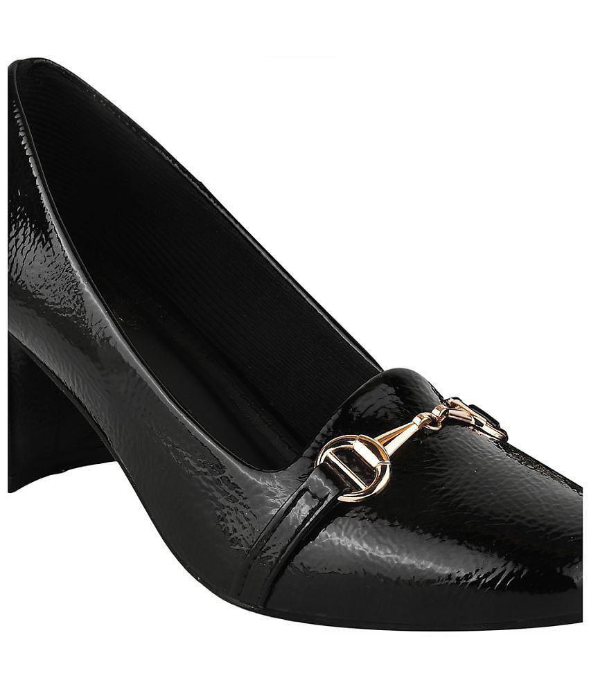 Shoetopia - Black Women''s Pumps Heels - None