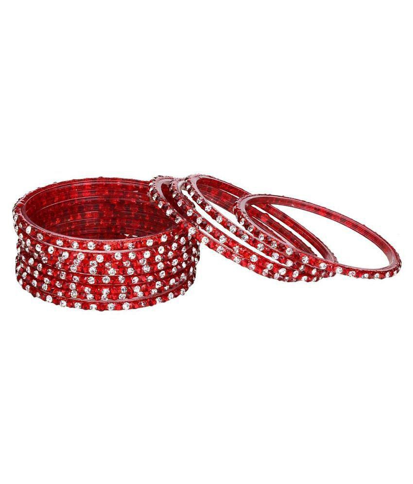 Modern Men Somil - Maroon Bangle Set (Pack of 2) - None 2025 at ShopCircuit | ONDC