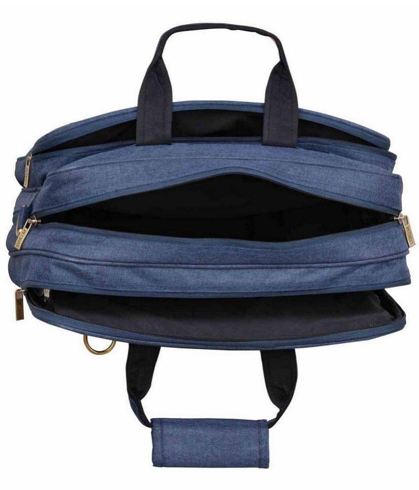 Chic Men Lorem - Blue Textured Messenger Bag - Blue 2025 at ShopCircuit | ONDC