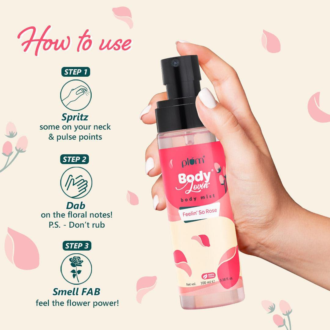 Feelin' So Rose Body Mist by Plum BodyLovin'