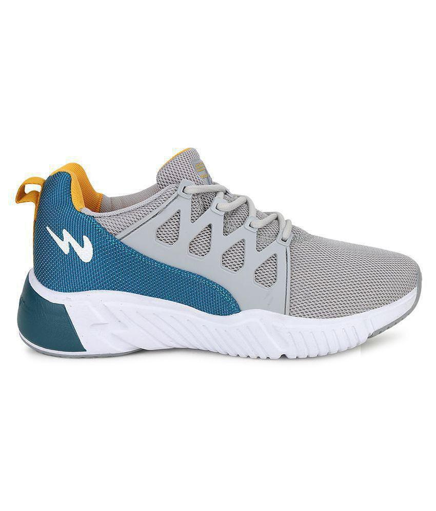 Campus BARLEY Grey Men's Sports Running Shoes - 9