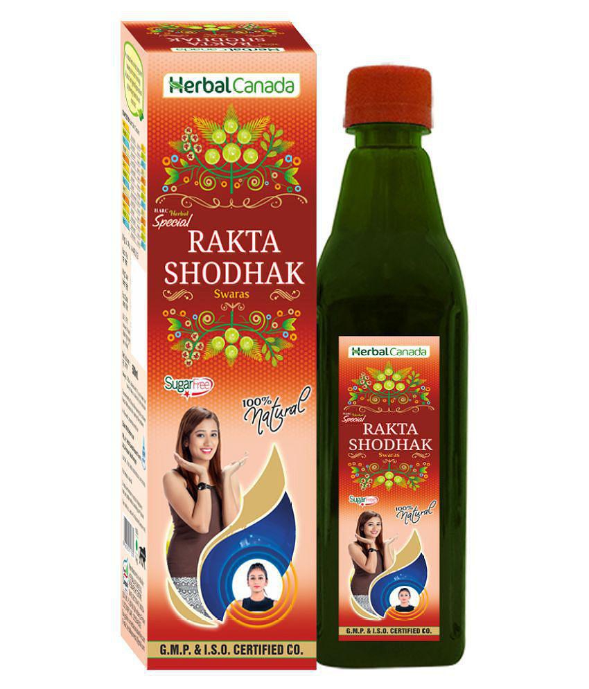 Herbal Canada Rakta Shodhak Swaras Liquid 500 ml Pack Of 1