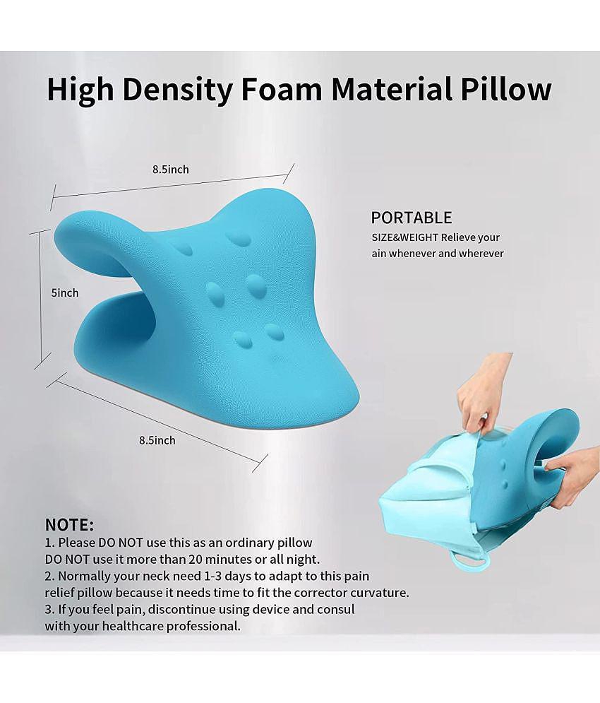 Gatih Neck Relexer Pillow for Pain Wood Polish Foam Massage Relexer Acupressure Chiropractic Pillow 1 no.s