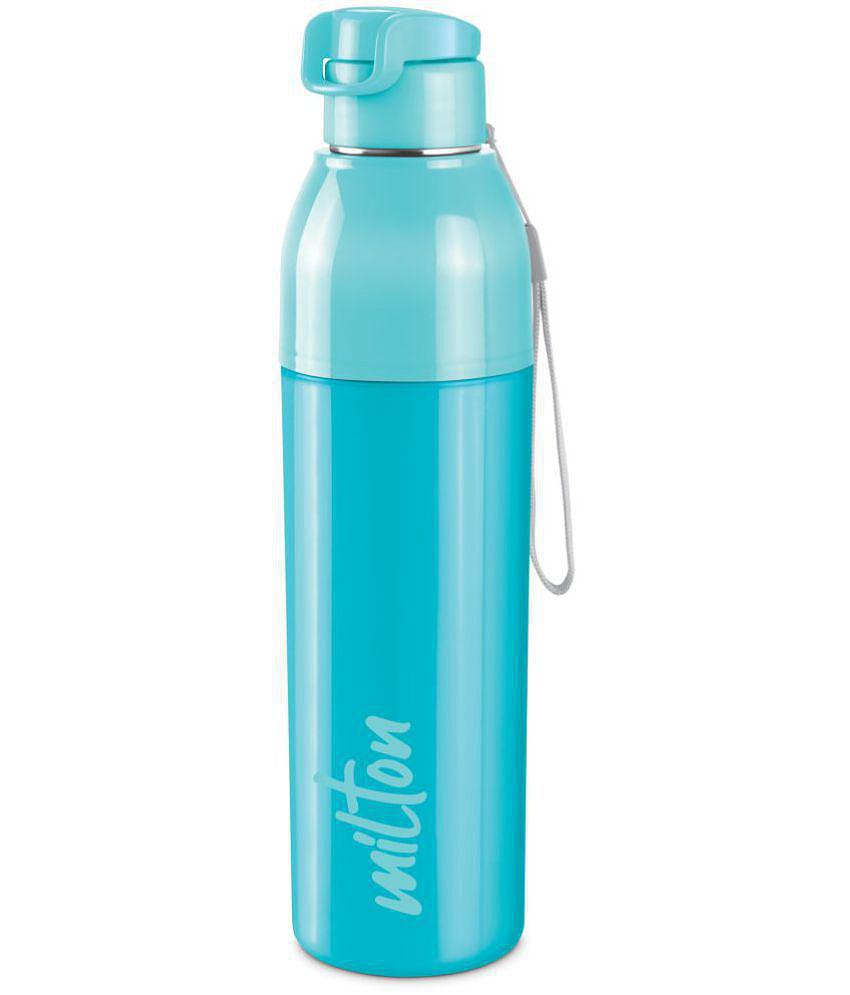 Milton - STEELCONVEY 900,CYAN Cyan School Water Bottle 630 mL ( Set of 1 ) - Cyan