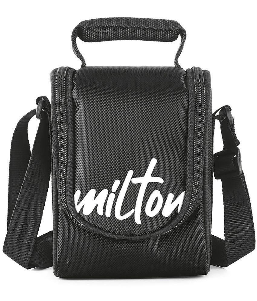 Milton Tasty 3 Stainless Steel Lunch Box, Black