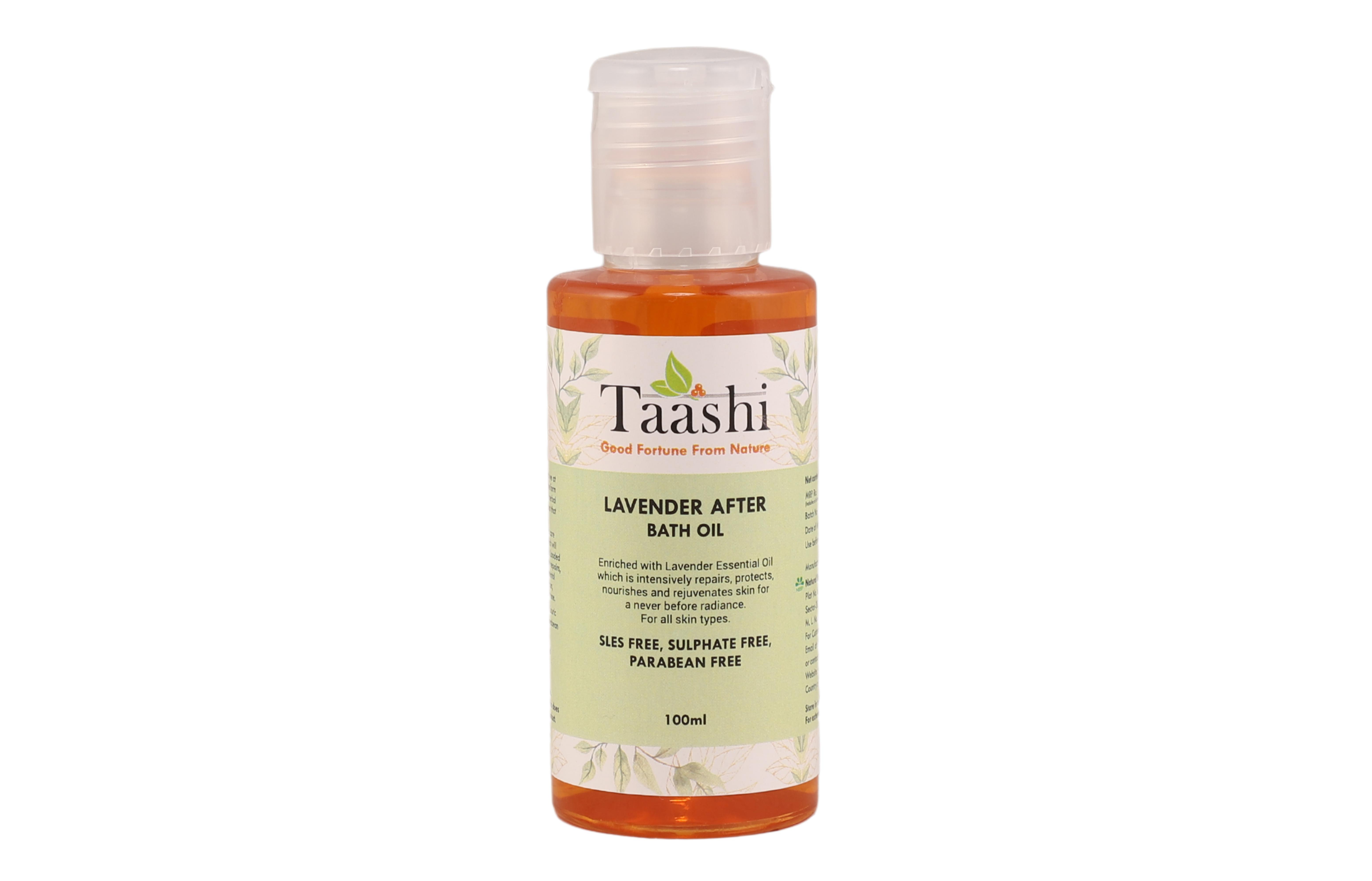 Taashi Lavender After Bath Oil For Rejuvenating Skin