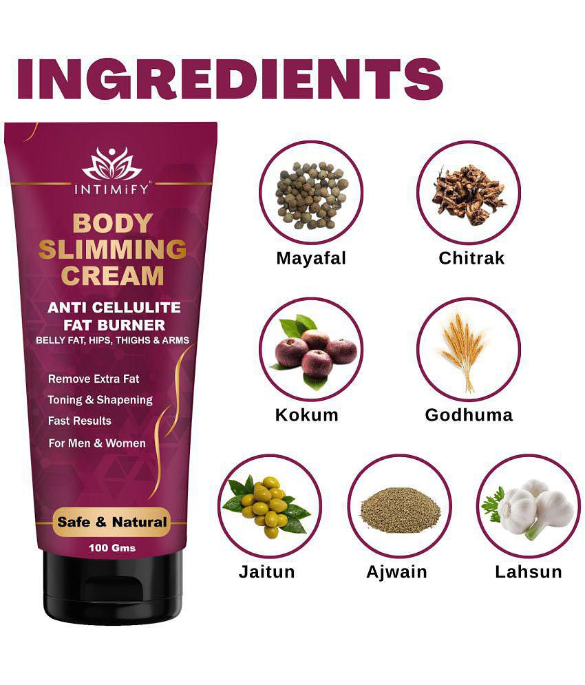 Intimify Slimming & Fat Burner Cream 100 gm, fat burner oil, fat burning cream, anti cellulite cream, anti cellulite oil, fat cutter.