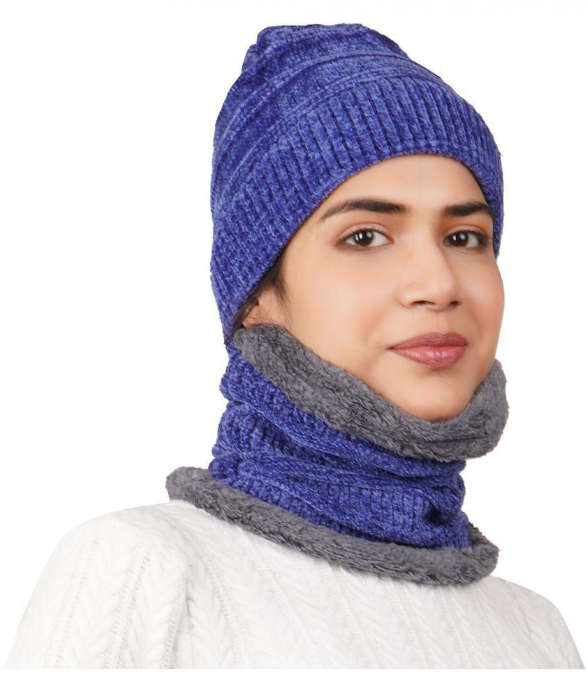 Modern Men valdez - Indigo Velvet Women's Cap ( Pack of 1 ) - Indigo 2025 at ShopCircuit | ONDC