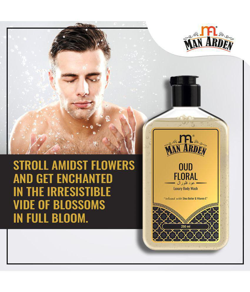 Man Arden Oud Floral Luxury Body Wash Infused With Shea Butter & Vitamin E, 250ml