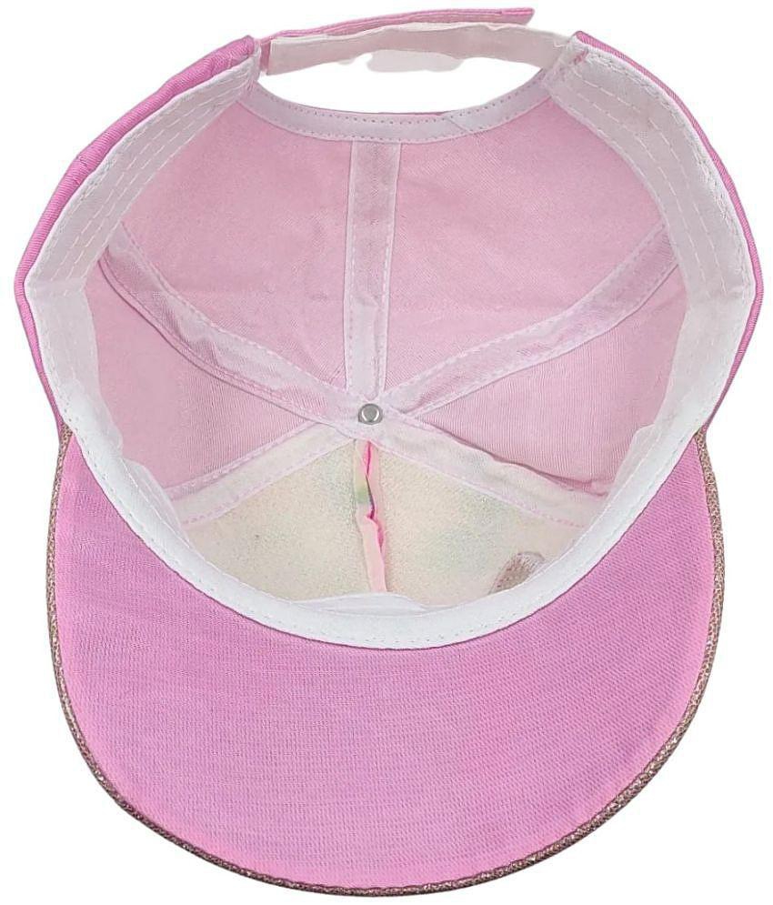Top Men Zacharias Girl's Kids Cotton Cap kc-14-Light-Pink (Pack of 1) (1-4 Years) - None 2025 at