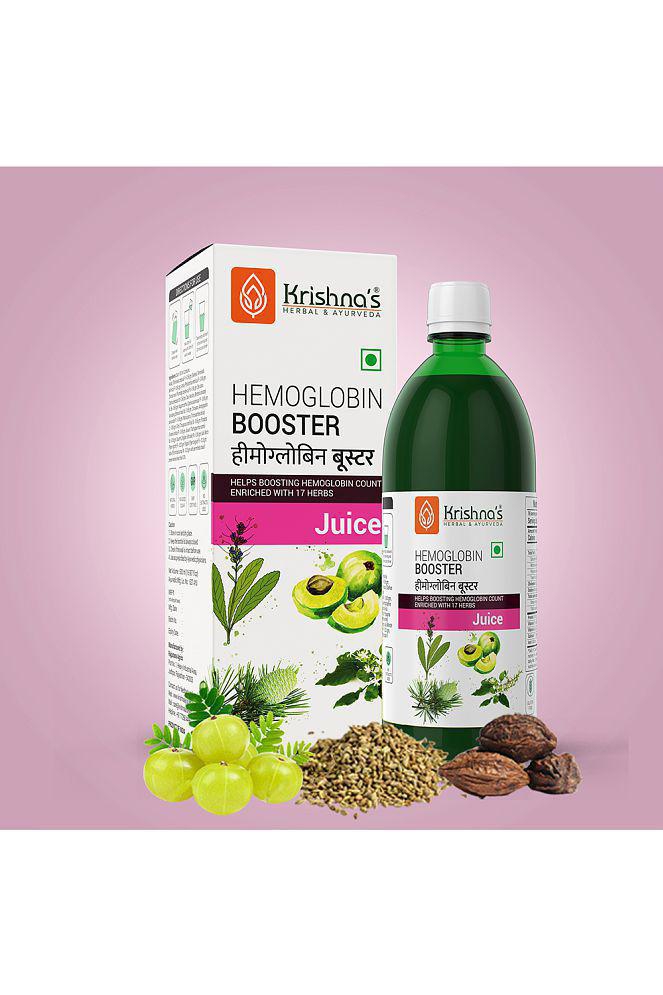 Krishna's Herbal & Ayurveda Hemoglobin Booster Juice 1000ml