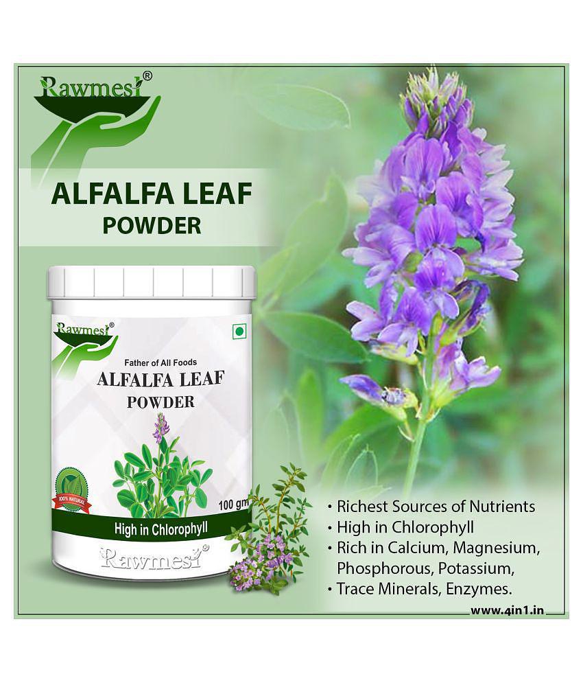 rawmest Alfalfa Leaf Powder 500 gm Pack of 5