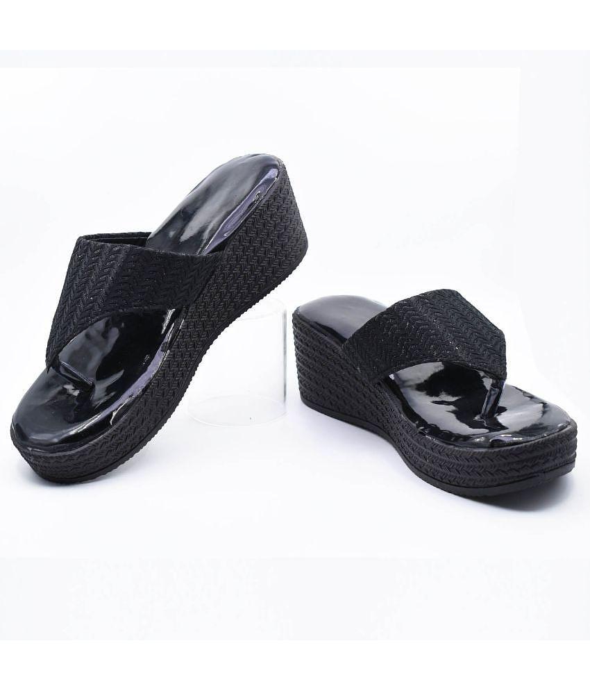 Dream Makers - Black Women''s Slip On Heels - None