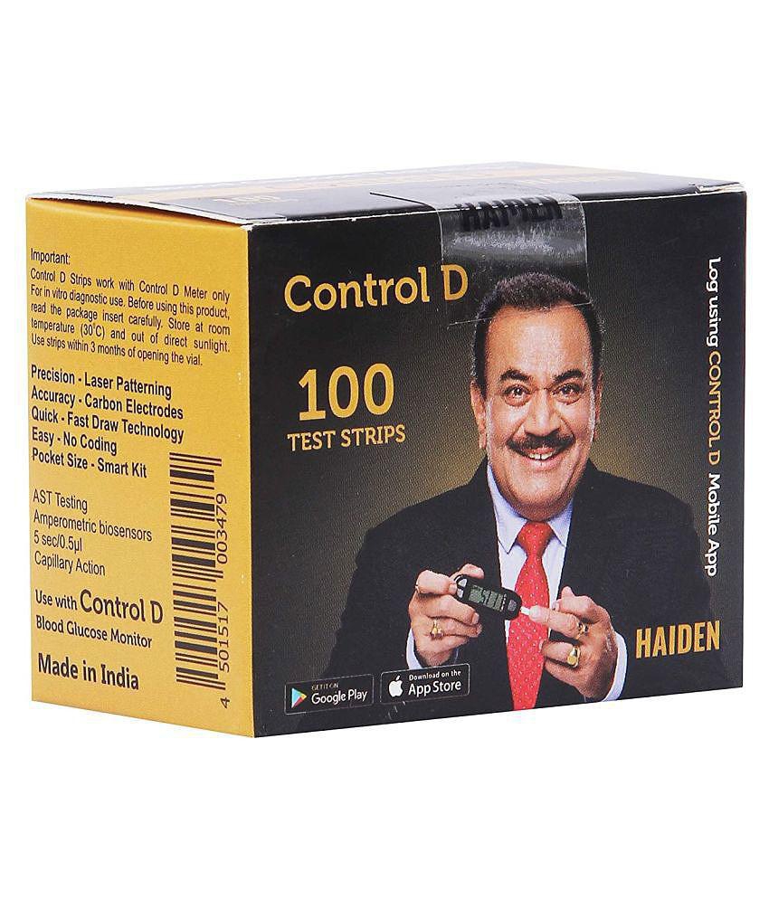 Control D Test Strips 100 Count Aug 2024