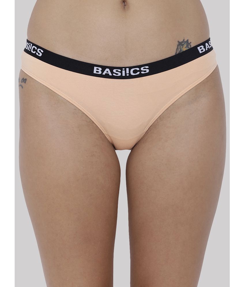 New Men BASIICS By La Intimo Cotton Lycra Solid Womens Bikini ( Beige ) BCPBR08 - None 2025 at S