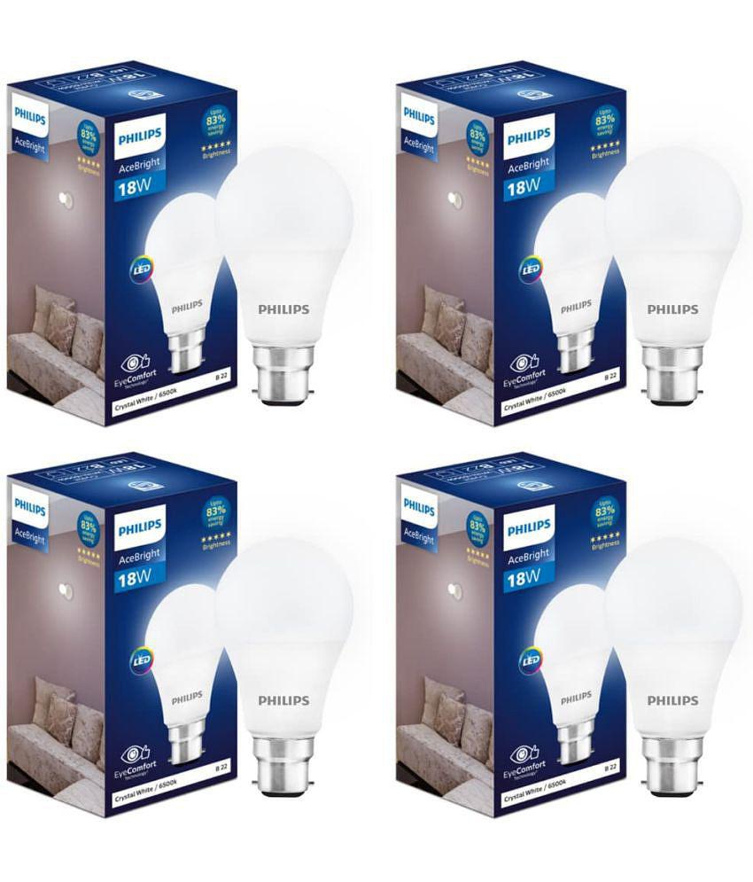 Philips 18w Cool Day light LED Bulb ( Pack of 4 )